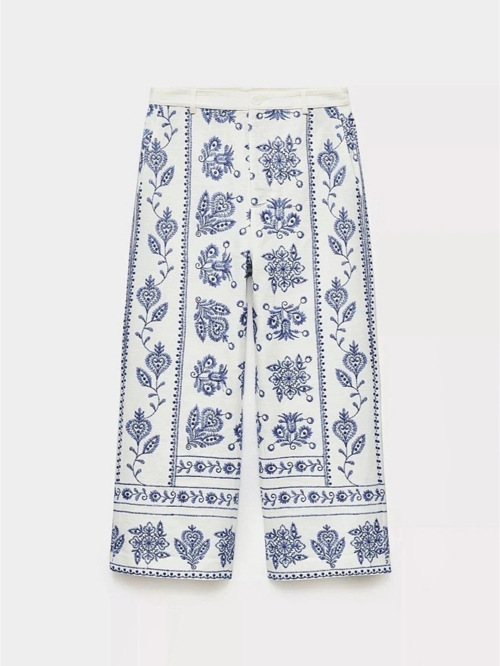 Zara EMBROIDERED CULOTTES ZW COLLECTION
